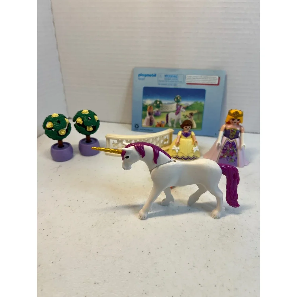 Playmobil 70107 Princess Unicorn Garden Playset with Figures and Accessories